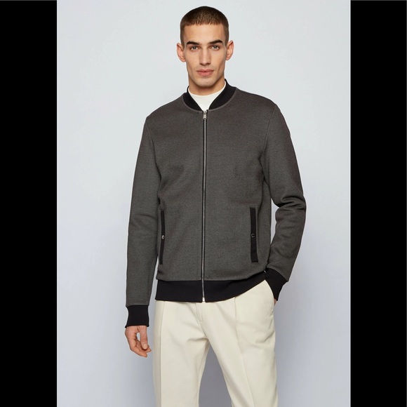 🆕🖤🖤BOSS-HUGO BOSS DRESSY BOMBER🖤🖤🆕 - Picture 3 of 16